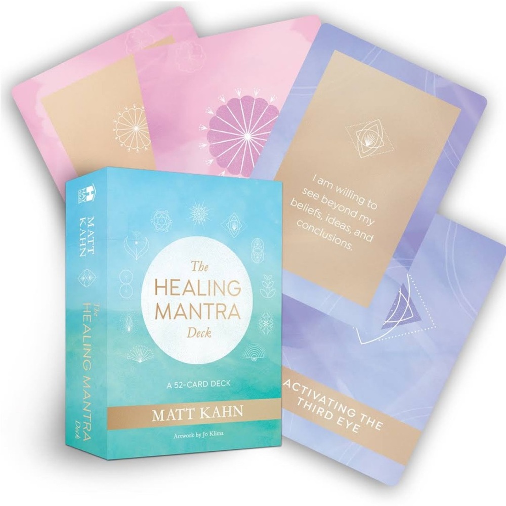 Healing Mantra 52 Card Deck and Guidebook by Matt Kahn Spiritual Guidance Growth